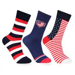 Pack of 3 Men Printed Mid-Calf Length Socks-image-48