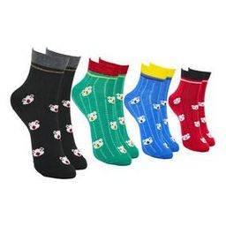 neska moda Block Print Socks-picture-22