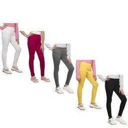 Pack of 5 Leggings with Elasticated Waist-image-79