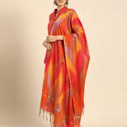 Printed Dupatta with Tassels-image-13