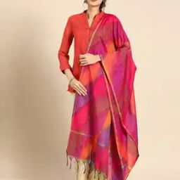 Printed Dupatta with Tassels-picture-35