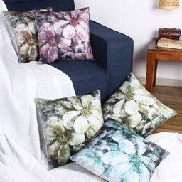 Set of 5 Floral Print Cushion Covers 16" X 16"-image-17
