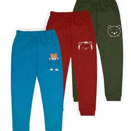 Pack of 3 Graphic Printed Straight Track Pants-image-10
