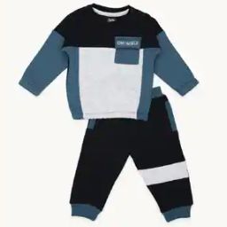 Colourblock T-Shirt & Joggers Set-picture-10