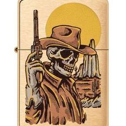 Graphic Metallic Windproof Lighter-8