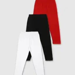 Pack of 3 Leggings with Elasticated Waist-image-78
