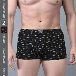 Pack of 2 Men Soft Combed Cotton Printed Trunks-picture-10