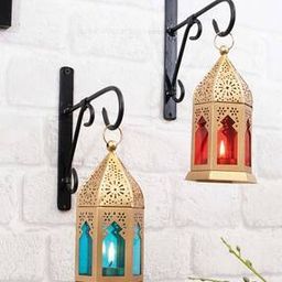 Set of 2  Lantern Candle Holders-50