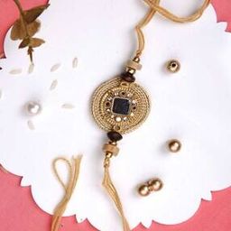 Tie-Up Thread Beads Work Single Rakhi-image-63