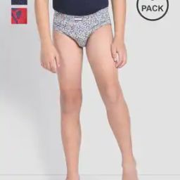 Pack of 3 Printed Mid Rise Cotton Briefs-picture-48