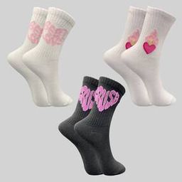 Women Self Design Socks-image-11