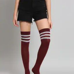 Women Self Design Socks-image-97