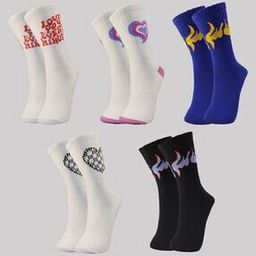 Women Self Design Socks-image-64