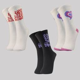 Women Self Design Socks-image-80