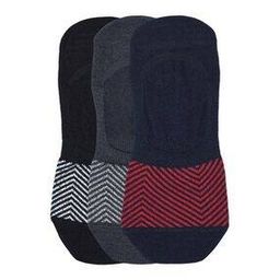 Pack of 3 Striped No-Show Socks-image-77