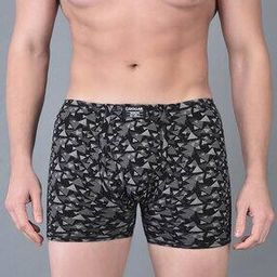 Pack of 4 Men Soft Combed Cotton Printed Trunks-image-35