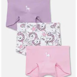 Pack of 3 Unicorn Print Boyshorts-picture-27