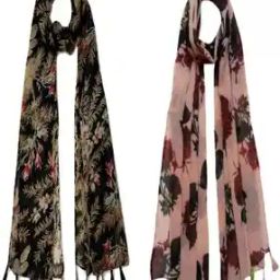 Women Floral Cotton Scarf -picture-16