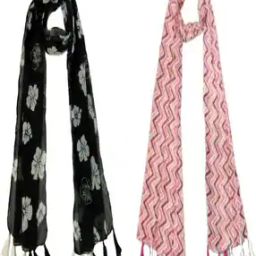 Women Floral Cotton Scarf -picture-24