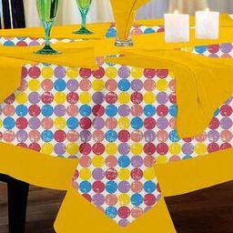 Printed 12 Seater Table Linen Set 72" x 120"-1