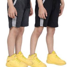 Pack of 2 Boys Regular Fit Flat-Front Bermudas-image-26
