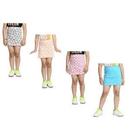 indiweaves Pack of 4 Floral Print Straight Skirt-picture-15