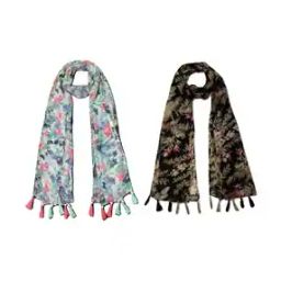 Pack of 2 Women Floral Print Scarfs-picture-22