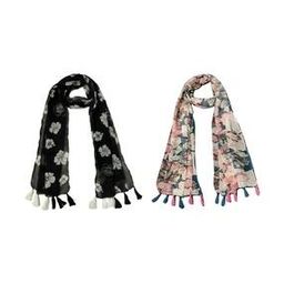 Women Floral Cotton Scarf -image-68