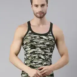 Pack of 2 Camouflage Print Sleeveless Vests-image-33