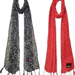 stole villa Women Floral Cotton Scarf -picture-9