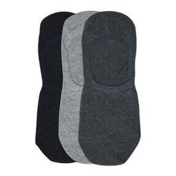 Pack of 3 Solid No-show Socks-image-11