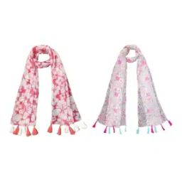Women Floral Cotton Scarf -image-51