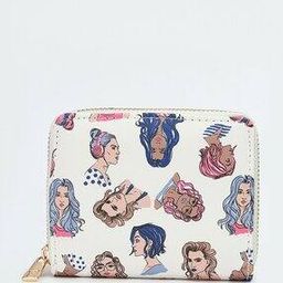 Women Printed Zip Around Wallet-33