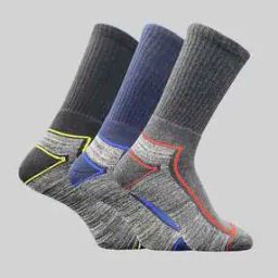 Women Set of 3 Ribbed High Socks-picture-4
