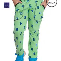 Pack of 2 Boys Typographic Print Fitted Track Pants-image-13
