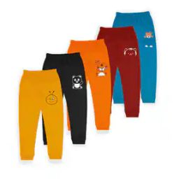 Pack of 5 Joggers with Graphic Print-picture-38