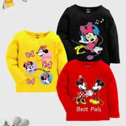 Pack of 3 Typographic Print Crew-Neck T-Shirts-image-5