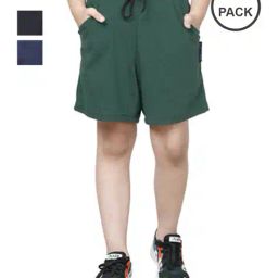 pixie n prince Pack of 3 Boy Bermudas with Elasticated Waist image 1