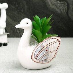 Artificial Plant with Ceramic Pot-19