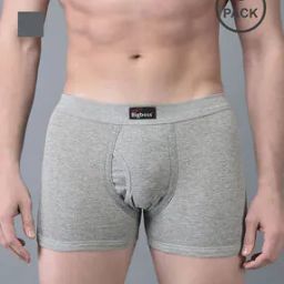 Pack of 2 Men Spandex Integrated Solid Cotton Trunks-image-113
