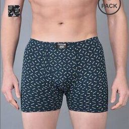 dollar Pack of 2 Men Soft Combed Cotton Printed Trunks-picture-41