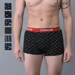 Pack of 7 Men Combed Cotton Printed Trunks-picture-44