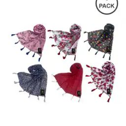 Women Floral Stole-37