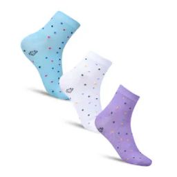 Women Pack of 3 Polka-Dot Pattern Socks-image-25