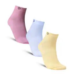 Women Pack of 3 Knitted Ankle-Length Socks-42