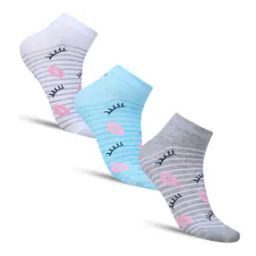 Women Pack of 3 Striped Socks-image-88