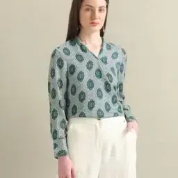 u.s. polo assn. Women Printed Regular Fit Wrap Top-picture-21