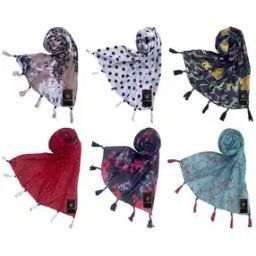 Pack of 6 Women Printed Stoles-image-41