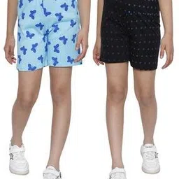 Girls Graphic Regular Fit Shorts-picture-15