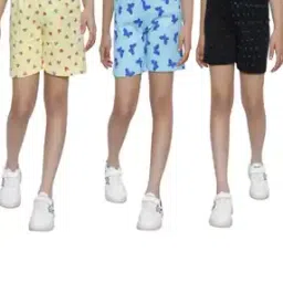 Girls Graphic Regular Fit Shorts-picture-12